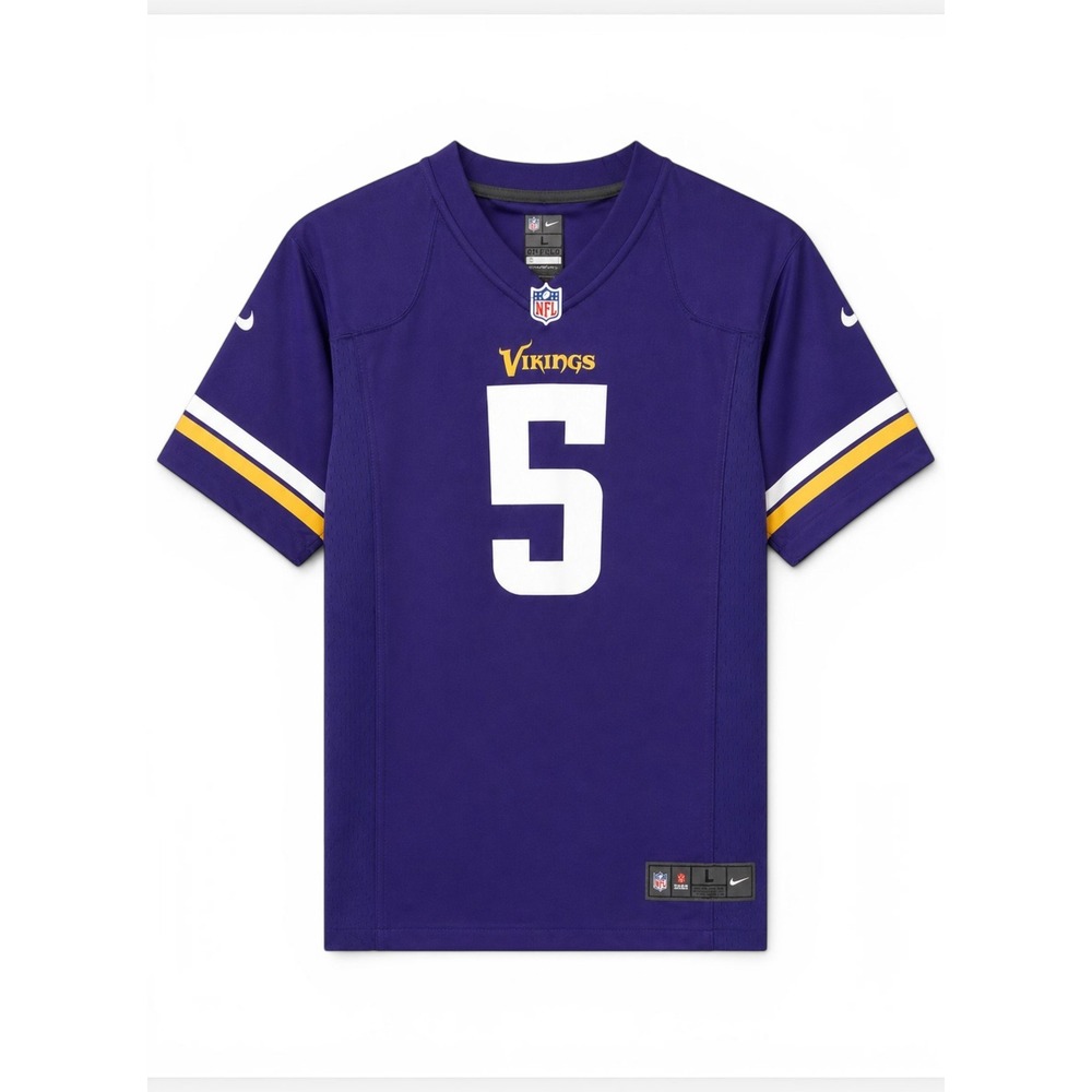 Nike NFL Minnesota Vikings‎ Jersey Boys L Teddy Bridgewater Football Fan Sporty